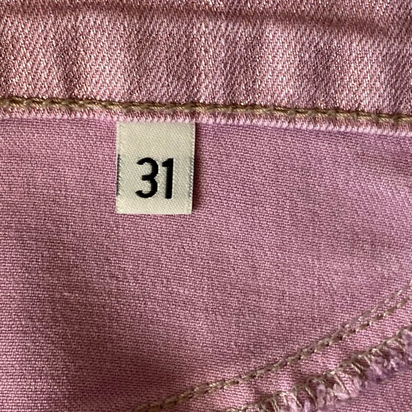 Flying Monkey Anthropologie Women's Sz 31 X28 Pink Glitter Skinny Pants - Picture 13 of 15